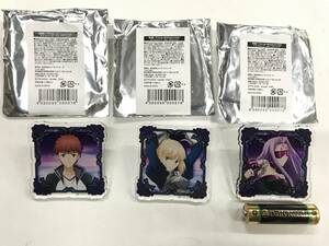 Fate/stay night Heaven's Feel アクリルバッジ vol.1 フェイト ライダー 他 3種セット アニプレックス