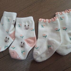 ベビー ソックス 靴下 2セット dot to dot 韓国子供服