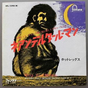 T-912 美盤 ホットレッグス Hotlegs ネアンデルタール・マン Neanderthal Man/You Didn't Like It, Because You Didn't Think Of It