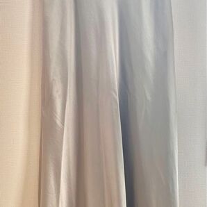 BABYLONE ロング丈シルバースカート