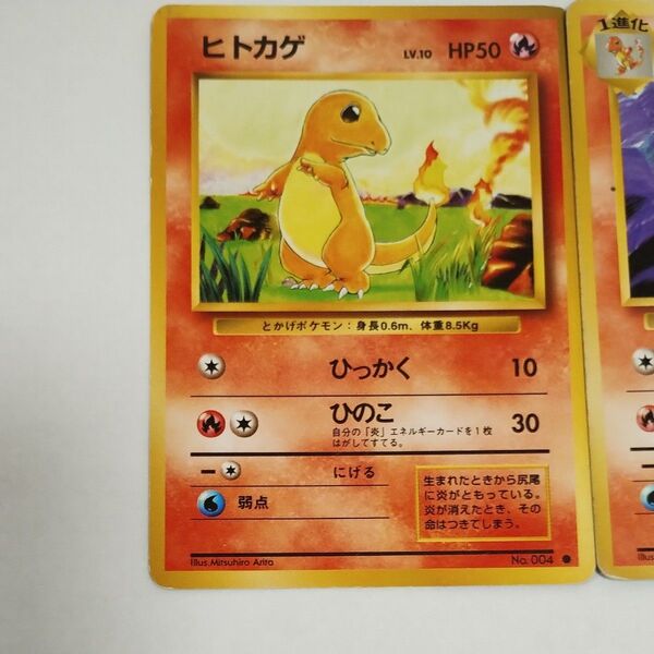 ポケモンカード 旧裏面 ヒトカゲ リザード
