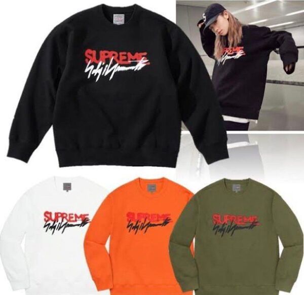 Supreme / Yohji Yamamoto Crewneck
