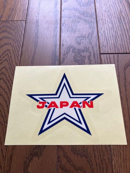 【激レア】アメフト 日本代表 ヘルメットステッカー 選手配布 1枚 ステッカー