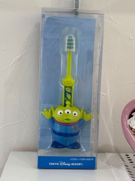 トイストーリー グリーン モンスター エイリアン 歯ブラシ 歯ブラシスタンド TDR TDS