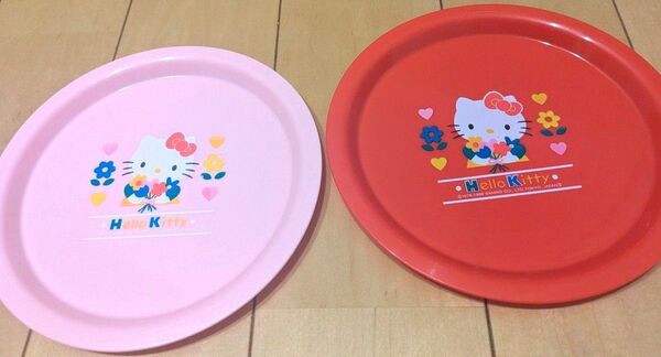 ポリプロピレン キティ 当時物 昭和レトロ プレート お皿 食器 レンジ対応 SANRIO サンリオ 1990年代