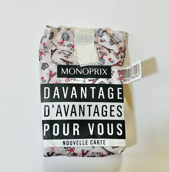 モノプリ MONOPRIX エコバッグ フランス エッフェル塔 旧デザイン エコバック パリ 限定 新品 バッグ 希少