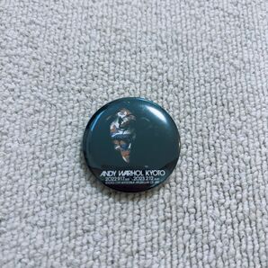 ANDY WARHOL KYOTO アンディウォーホル ランダム缶バッジ