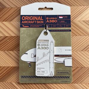 (新品未使用) 激レア Aviationtag シンガポール航空 A380 9V-SKA