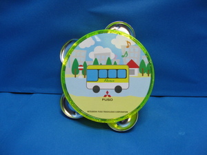  free shipping * with translation * new goods * for children tambourine FUSO Mitsubishi bus musical instruments *