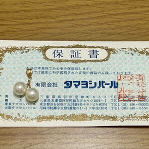 k18 大粒あこや真珠2粒のチャーム