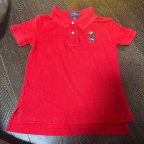 Ralph Lauren 3/3t ポロシャツ ラルフ レッド 100