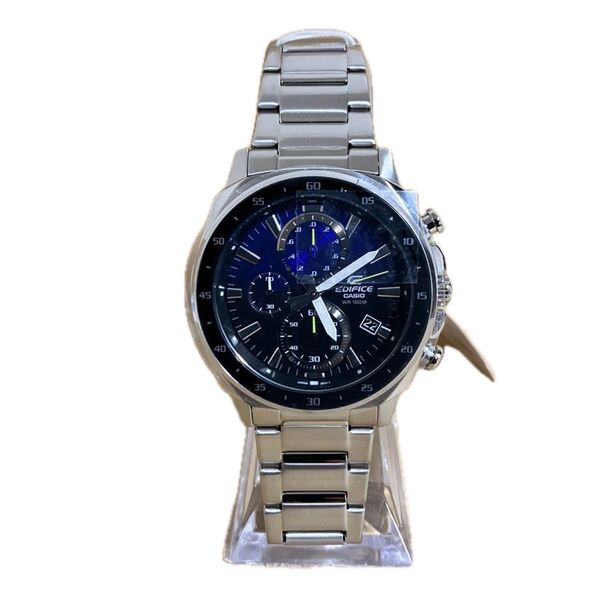CASIO EDIFICE アナログ腕時計 ブラック ブルー 新品未使用品