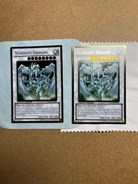 英語版 スターダストドラゴン ゴールドレア2枚