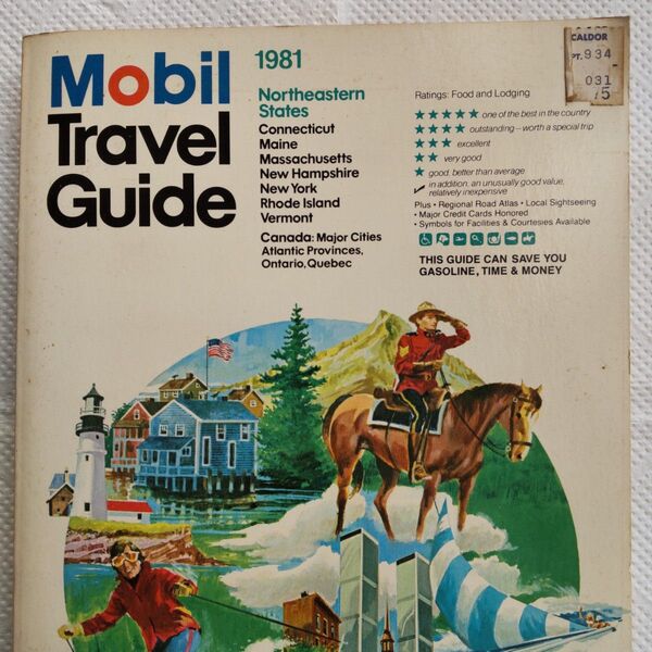 Mobil Travel Guide Northeastern States 1981