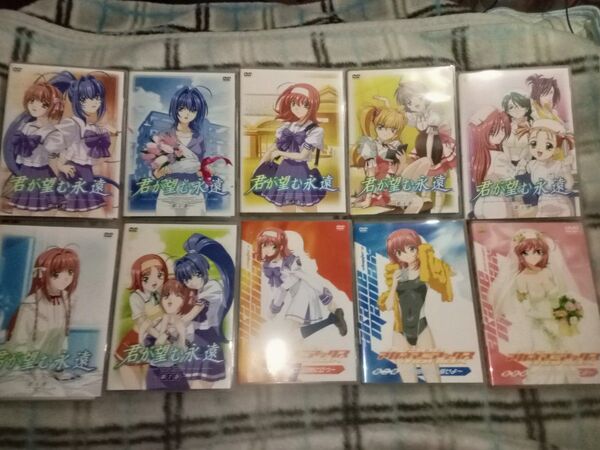君が望む永遠 ゲームディスク・アニメDVD・キャラソンCD・関連書籍・フィギュアのセット