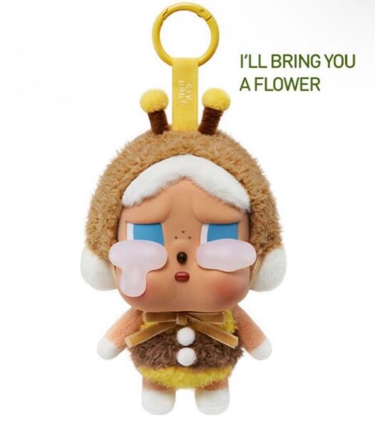 POPMART CRYBABY Crying Again シリーズ ぬいぐるみ I'LL BRING YOU A FLOWER