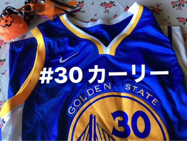 バスケ ユニフォーム NBAウオーリアーズ #30 ステフィンカーリー 着丈72:身幅61 ナイキ 新品入荷しました 1万円が相場