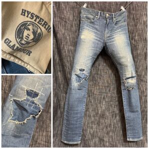 定価39600円 HYSTERIC GLAMOUR ハイパワーストレッチデニム