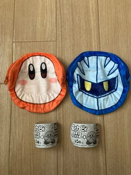 星のカービィ まるっとフェイスポーチ 2点セット ガチャ プライズ