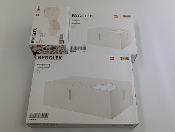 【未開封】 IKEA イケア LEGO レゴ BYGGLEK ビッグレク 3個セット