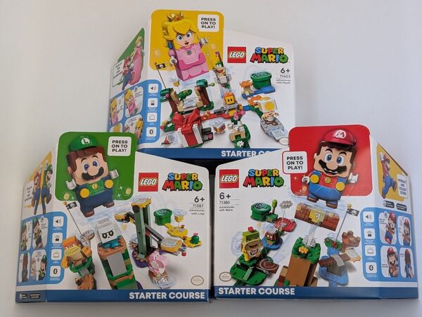 【未開封】LEGO レゴ スーパーマリオ スターターセット 3種セット