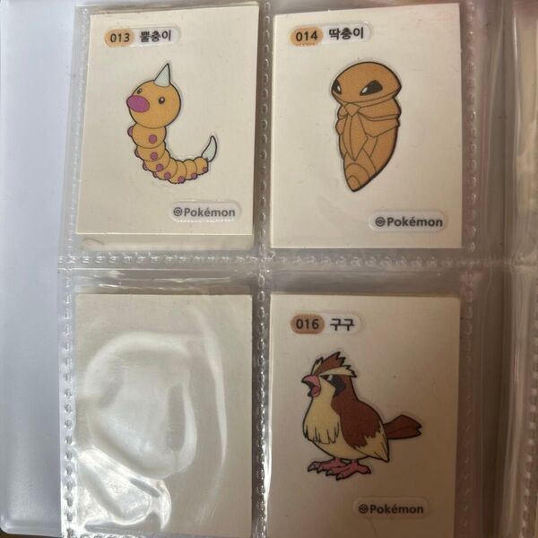 ポケットモンスター ポケモンパン シール 韓国