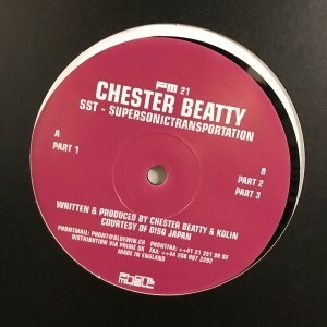 12inchレコード CHESTER BEATTY / SST-SUPERSONICTRANSPORTATION