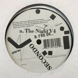 12inchレコード　SECONDO / THE NIGHT V4