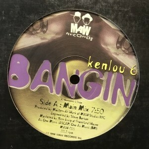 12inchレコード　KENLOU 6 / BANGIN'