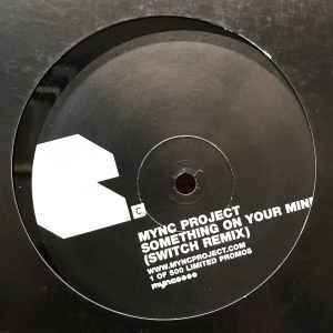 12inchレコード　MYNC PROJECT / SOMETHING ON YOUR MIND