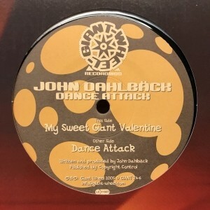 12inchレコード　JOHN DAHLBACK / DANCE ATTACK