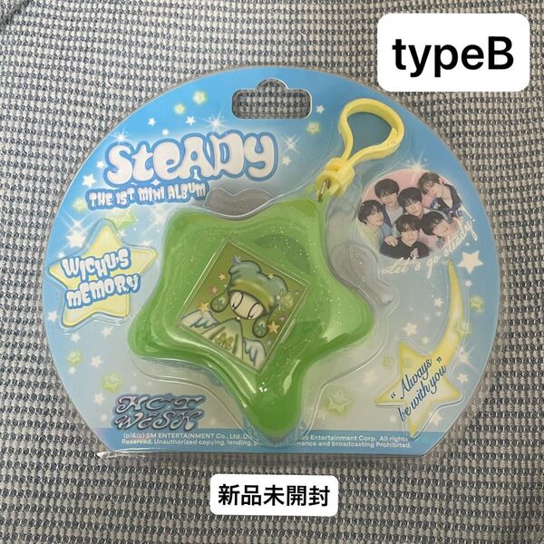 【新品未開封】NCT WISH Steady keyring キーリング ジェヒ typeB アルバム