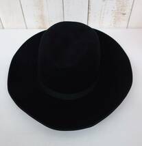 VINTAGE ヨーロッパ古着 ＊GUBENER HAT＊ソフト帽　中折れハット ウールハット＊ブラック系 57＊オリーブ系テープ ＊ヴィンテ―ジ　ドイツ_画像4