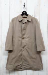 RETRO retro old clothes *Aquascutum of London Aquascutum * cotton short coat * gray series 38 *AQUA 5*MADE IN CANADA