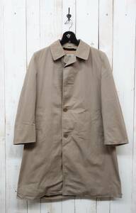 RETRO レトロ　古着 ＊Aquascutum　of London 　アクアスキュータム ＊コットン　ショートコート ＊グレー系　38 ＊AQUA 5＊MADE IN CANADA