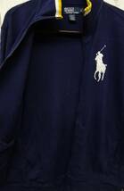 RETRO　レトロ古着 ＊POLO BY RALPH LAUREN 　ポロ ラルフローレン ＊フルジップスウエット ＊L/G NAVY ＊サイドポケット ＊ビックポニー　_画像6