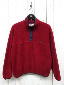 RETRO OUTDOOR アウトドア＊WOOL RICH ウールリッチ ＊POLARTEC ＊スナップカーディガン 　フリースシャツ ＊MADE IN USA＊RUGGED OUTDOOR