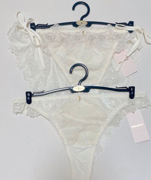 tutuanna 新品 上品ショーツ2枚set Lサイズ チュチュアンナ レース Tバック