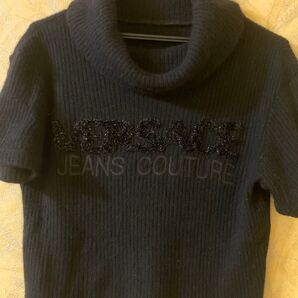 ヴェルサス オフタートル半袖ニット