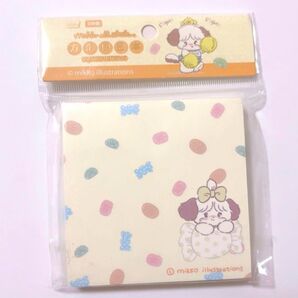 正規品 mikko スクエアメモ メモ帳 スフレ ミッコ