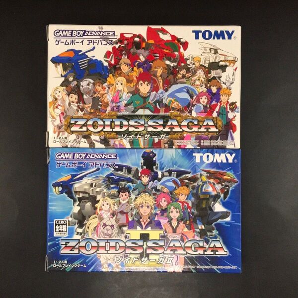 GBA ゾイドサーガ シリーズ 箱説付き 2本セット ゲームボーイアドバンス