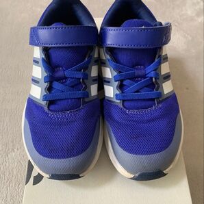 adidas アディダス キッズ フォルタラン 2.0 ブルー 18センチ 青 外箱あり スニーカー シューズ キッズ