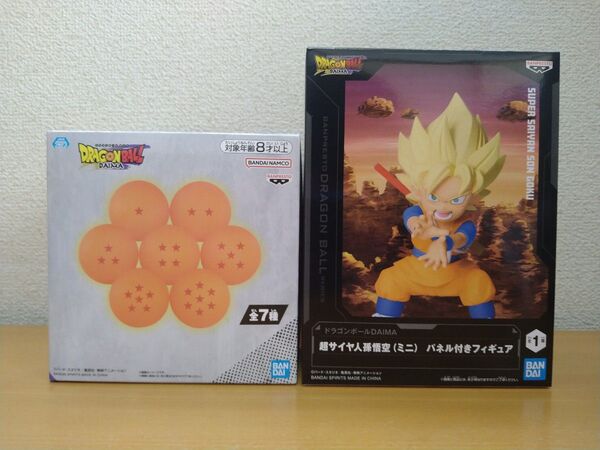 ドラゴンボールDAIMA ルームライト 四星球 超サイヤ人孫悟空 パネル付きフィギュア
