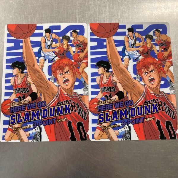 スラムダンク slam dunk 当時物 新品下敷き2枚組
