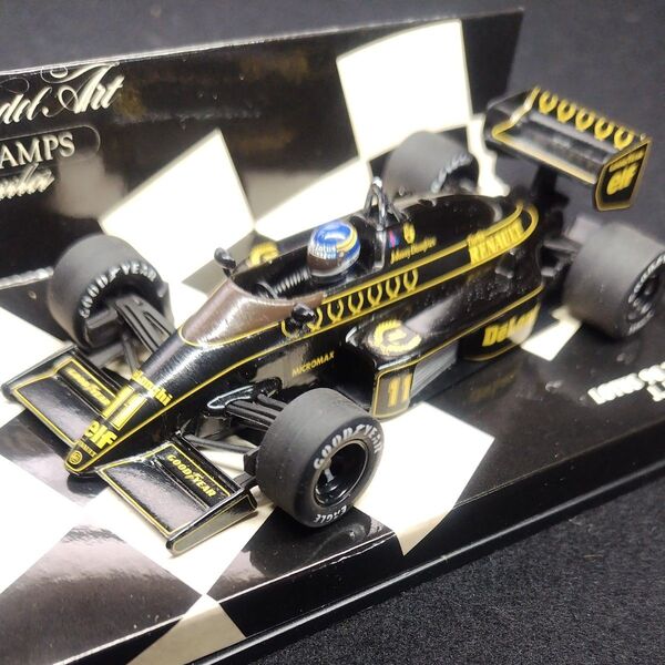 ミニカー 1/43 ミニチャンプス LOTUS 98T 1986 J.DUMFRIES