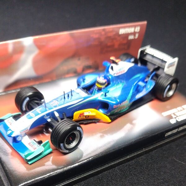 ミニカー 1/43 ミニチャンプス SAUBER F1 TEAM J.VILLENEUVE GP CANADA 2005