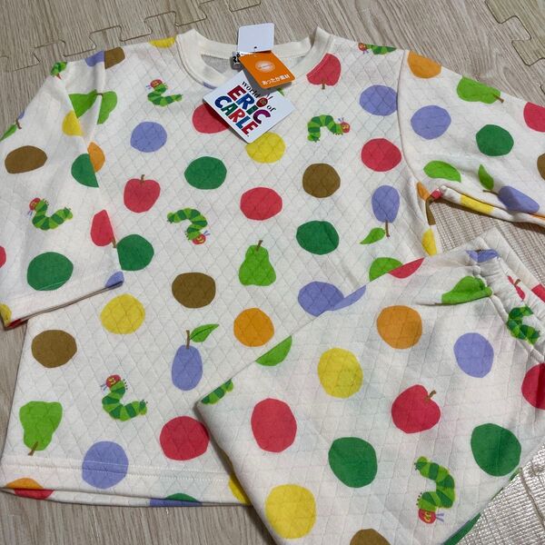 【新品・未使用】はらぺこあおむし 長袖 パジャマ 100cm