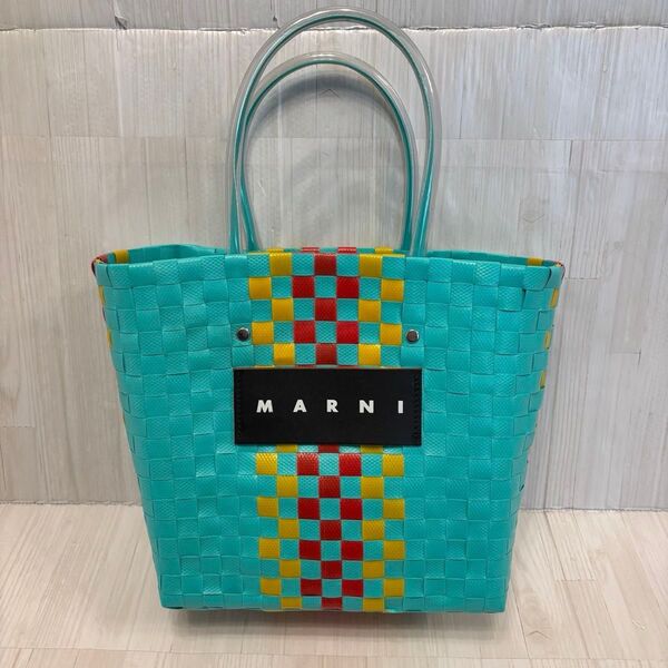 MARNI マルニ マーケット ピクニック トートバッグ ハンド かご バッグ
