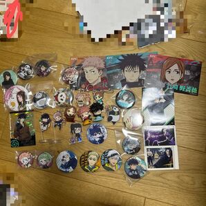 呪術回戦 缶バッジ グッズ アクリルスタンド セット