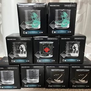 ファイナルファンタジー 7 リメイク ロックグラス ×9個 まとめて FFⅦ